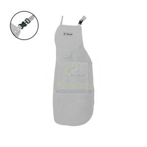 Delantal de soldadura de cuero dividido de alta calidad con certificación CE, ropa de trabajo protectora para operaciones de soldadura ignífugas seguras - Product Image 5