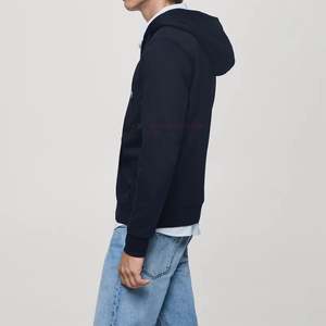 เสื้อฮู้ดซิปผู้ชายทรงปกติแบบใหม่ ผ้าฝ้าย 100% ปักโลโก้ได้ตามต้องการ เสื้อผ้าสตรีทแวร์ฤดูหนาว บริการ OEM จากปากีสถาน ขั้นต่ำในการสั่งซื้อน้อย รับผลิตตามแบบ - Product Image 5