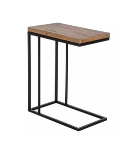 Ensemble de 3 meubles indiens Table de forme ronde Table basse en bois et métal Nouveau design Table décorative Exportateur de gros - Product Image 6