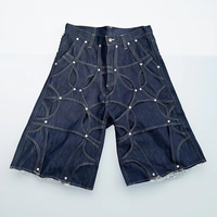 2025 nouveau personnalisé hommes solide décontracté respirant séchage rapide taille élastique Streetwear charpentier Denim Shorts