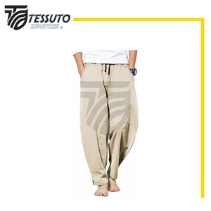 2025 Vintage grande taille hommes pantalons haute qualité léger tricoté toile séchage rapide taille moyenne Style lavé - Product Image 1