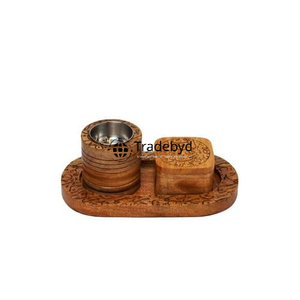 Tradebyd-Quemador decorativo de madera hecho a mano para aromaterapia diaria y uso en eventos especiales en hogares elegantes - Product Image 2