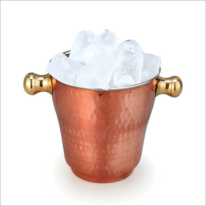 Cubo de hielo cilíndrico para bebidas de acero inoxidable al por mayor de fabricación con nuevo diseño para enfriador y contenedor de bebidas - Product Image 2