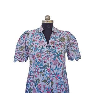 2025 femmes romantique robe mi-longue décontracté t-shirt Style personnalisable lavable écologique vêtements bouton décoration naturel - Product Image 2
