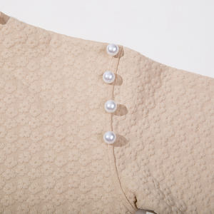 Jersey personalizado para mujer, sudadera, fabricantes de ropa, ropa de moda, jersey con capucha, sudaderas con capucha de perlas de manga larga - Product Image 6