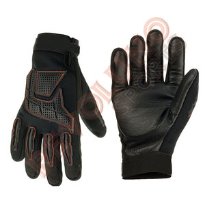 Gants antivibrations personnalisés Gants de mécanicien antichoc pour travaux de construction Sécurité en caoutchouc Champ pétrolifère en nitrile Commerce de gros - Product Image 1