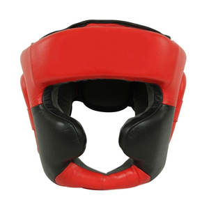Protector de Cabeza de Cuero Ligero de Color Sólido Personalizado, Ropa Deportiva, Protectores de Cabeza de Boxeo de Color Sólido - Product Image 1