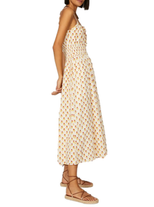 Robe florale blanche à forte demande, confortable et élégante pour les journées d'automne et d'hiver, offerte par un fournisseur indien dans le secteur de l'habillement - Product Image 2