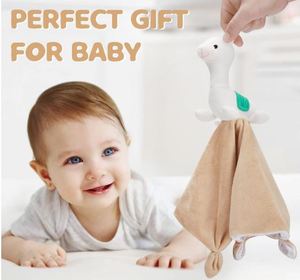 Couverture de sécurité douce en peluche Lama Lovey Toy Bedtime Buddy pour nouveau-né garçons et filles Snuggle Buddy - Product Image 2