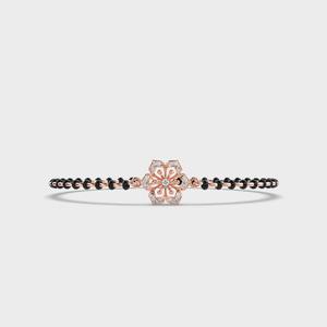 Eterna Flower Diamond Bracelet in 14KT Yellow / White / <b>Rose</b> <b>Gold</b> - Product Image 2