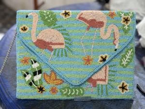 Diseñador de estilo bohemio indio para mujer, gran capacidad, hecho a mano, mensajero, compras de noche, bolso de mano, estilo bohemio con cuentas, venta al por mayor - Product Image 3