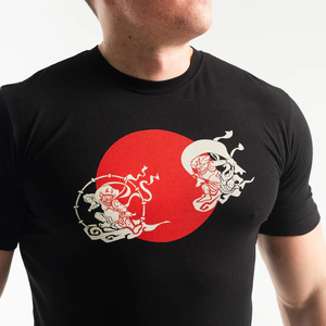 T-shirt Homme Personnalisé Écologique Respirant Séchage Rapide pour Entraînement Sportif, 300 Grammes, 100% Coton, Impression Sérigraphique – Vente en Gros - Product Image 2