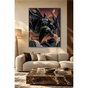 ฟิดา แบทแมนบนดาดฟ้าก็อตแธมพร้อมภาพพิมพ์บนผ้าใบลายเรือเหาะ - Product Image 3