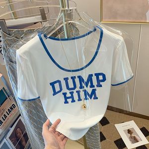 Camiseta de manga larga con cuello redondo para mujer, camiseta blanca estampada, venta directa de fábrica - Product Image 6