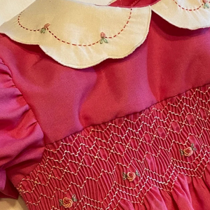 ชุดเดรสผ้าลินินเนื้อนุ่มทำด้วยมือสำหรับเด็กผู้หญิงสไตล์ลำลองสำหรับวันเกิดครั้งแรกของเด็กวัยหัดเดินผลิตในเวียดนาม - Product Image 6