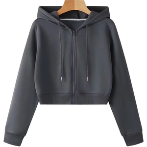 Winterwear 2025 Crop Top Hoodie para mujer, sudaderas de manga larga de calidad para mujer, sudaderas térmicas transpirables de alta calidad para mujer - Product Image 1