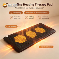 Matelas chauffant électrique Jiwan Lejia Korea Power Stone Germanium avec pierres de tourmaline et céramique pour application corporelle