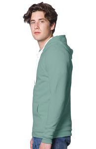 Veste à capuche zippée décontractée et classique pour hommes, en coton, à manches longues, avec poches avant - Product Image 4