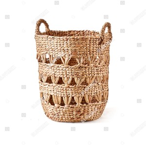 Hot Sale <b>Baskets</b> For <b>Storage</b> Seagrass <b>Water</b> <b>Hyacinth</b> Jute <b>Basket</b> <b>Storage</b> At Home Home <b>Storage</b> Center - Product Image 6