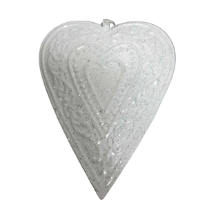 El más nuevo juego decorativo de 2 corazones colgantes de Metal para el hogar y la decoración navideña Color dorado personalizado hecho a mano - Product Image 6