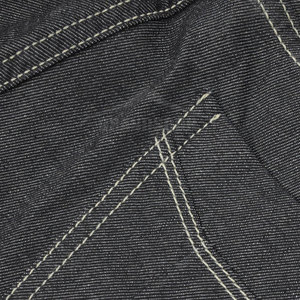 New Arrival Men's Casual High Waist 100% Cotton Solid Breathable High Quality <b>Button</b> <b>Fly</b> <b>Jeans</b> Shorts Plain Dyed Customizable - Product Image 5