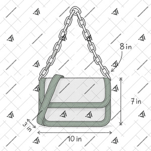 กรีกอัลฟา | Kapa | อัลฟา aka กระเป๋าสตางค์ขนาดเล็กกระเป๋าถือคลัทช์กระเป๋างานราตรี - Product Image 4