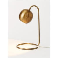 Lampe de table moderne en laiton de style indien avec abat-jour en métal, écologique, à intensité variable, décoration intérieure pour chambre à coucher et salon