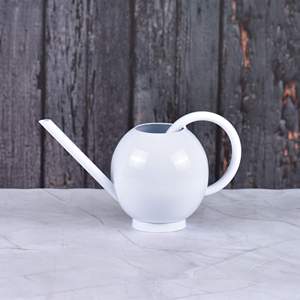 Watering <b>Can</b> for Plants Indoor Outdoor Use Plant <b>Water</b> <b>Can</b> Garden Decor Watering <b>Cans</b> Round White Colour by Axiom Home Accen - Product Image 2
