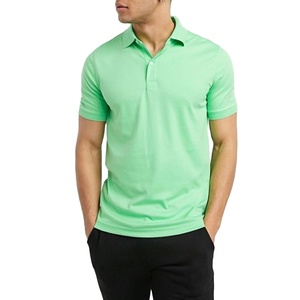 Vente en gros de t-shirts polos vierges respirants en pur coton pour hommes, polos avec logo personnalisé et design t-shirts polos pour hommes - Product Image 1