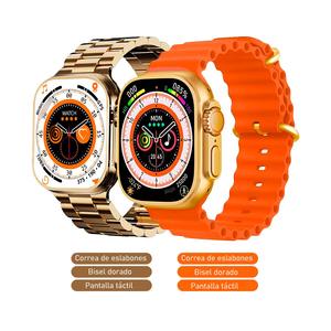Reloj Inteligente WS009 Dorado con Pantalla HD TFT para Contestar Llamadas, Pago NFC, Carga Inalámbrica, Asistente de Voz con IA, Salud 24/7 - Product Image 3