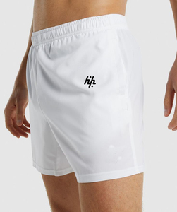 Pantalones cortos deportivos de entrenamiento para hombre, pantalones cortos deportivos para correr con bolsillo, logotipo personalizado, pantalones cortos informales de algodón para gimnasio, venta al por mayor, tela de poliéster - Product Image 5