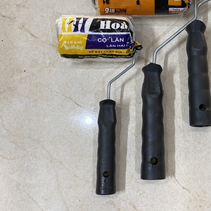 Rodillos de pincel de pintura de grado DIY OEM de 9 pulgadas personalizados con mango de plástico para herramientas de pintura de pared de casa - Product Image 3