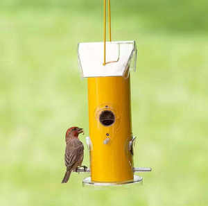 Comedero para Pájaros de Metal de Doble Cilindro, Colorido, Moderno, Pulido, Personalizado, para Colgar en el Jardín - Product Image 4