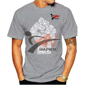 T-shirt formel en polyester/coton de haute qualité pour hommes, logo d'impression personnalisé - Product Image 4