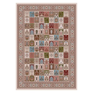 <b>RUGS</b> DEPOT LXDP-0463 Wholesale Terracotta Gold Bohemian <b>Tribal</b> Digital Printed Machine Washable Chenille Area <b>Rug</b> Non Slip - Product Image 1