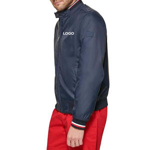 Top Tendances Haute Qualité OEM Logo Personnalisé Conception Fermeture Éclair Vêtements pour Hommes Coton Letterman College Baseball Veste Pour Hommes Prix Bas - Product Image 2