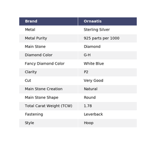 ต่างหูเงินแท้ประดับเพชรทรงกลมสีขาวธรรมชาติ 1.78 กะรัต สำหรับผู้หญิงในงานแต่งงานและงานหมั้น - Product Image 6
