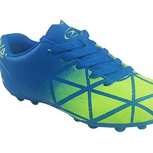 รองเท้าฟุตบอลในร่มสีเขียวสำหรับเด็กชาย Xara คุณภาพสูง รองเท้า FG สำหรับเด็กเล็ก ไซส์ 8 M US สไตล์ Illusion Sport - Product Image 3