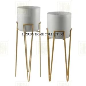 Jardinera de metal resistente a la corrosión resistente con estética contemporánea elegante para una configuración de decoración de plantas moderna y elegante - Product Image 4