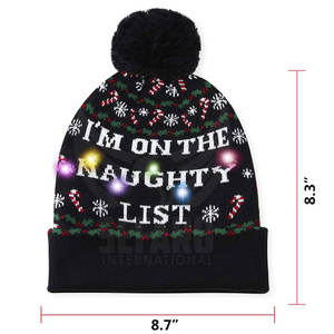 หมวกผ้าแจ็คการ์ดสำหรับผู้ใหญ่หมวกบีนนี่ใส่สบายสไตล์ไม่เหมือนใคร - Product Image 4