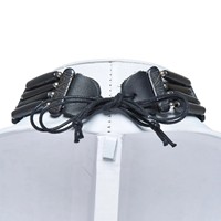 Collection exclusive de bijoux en os de couleur naturelle, collier ras-du-cou sculpté moderne en os d'ange perlé pour femme, écologique, vente en gros