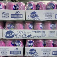 Vietnam's best verkochte 330ml roze guave puree sap drankje, Tropi merk, Tando drank, mango en sinaasappel smaken, magere variant, HACCP gecertificeerd