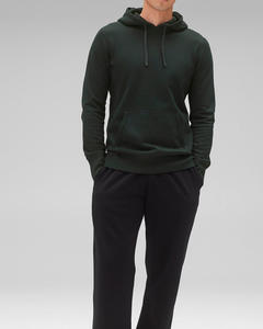 Sweat à capuche décontracté en coton mélangé pour hommes, sweat à capuche spécial hiver chaud et élégant avec logo et broderie personnalisés - Product Image 6