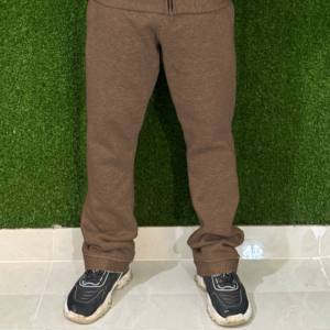 Ensemble de vêtements en molleton uni décontracté pour homme Noir Gris Combinaison à fermeture éclair Col à capuche 100% coton Doux Chaud Confortable Elastique - Product Image 5