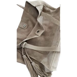 Suede Tote Bag for Women Recycled New Fashion Handbag Low MOQ From Vietnam High Quality Custom Logo - Product Image 5