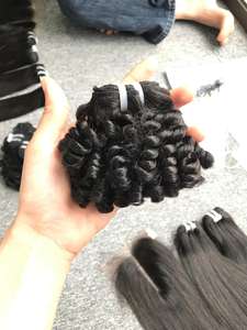 Cheveux bouclés rebondissants, 100% cheveux humains, cheveux bruts vietnamiens - Product Image 3