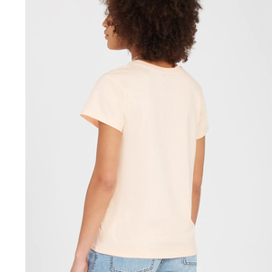 Camisetas de mujer para mujer, Camiseta cómoda con cuello redondo supersuave 100% algodón, camiseta sólida, Camiseta cómoda de algodón Modal - Product Image 3