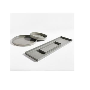 Bandeja de servicio de acero galvanizado con asas de primera calidad para uso en cocina rústica o para invitados entretenidos estilo granja - Product Image 4