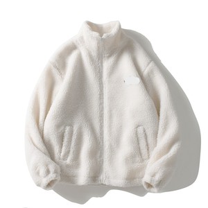 Veste Sherpa en laine vierge de conception personnalisée OEM Vente en gros Veste Sherpa en polaire Veste à capuche zippée personnalisée pour femmes Veste Sherpa en polaire pour hommes - Product Image 2