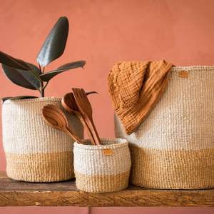 Unique <b>rattan</b> <b>planter</b> handcrafted with bohemian details perfect for meditation rooms yoga corners interior decoration - Product Image 5